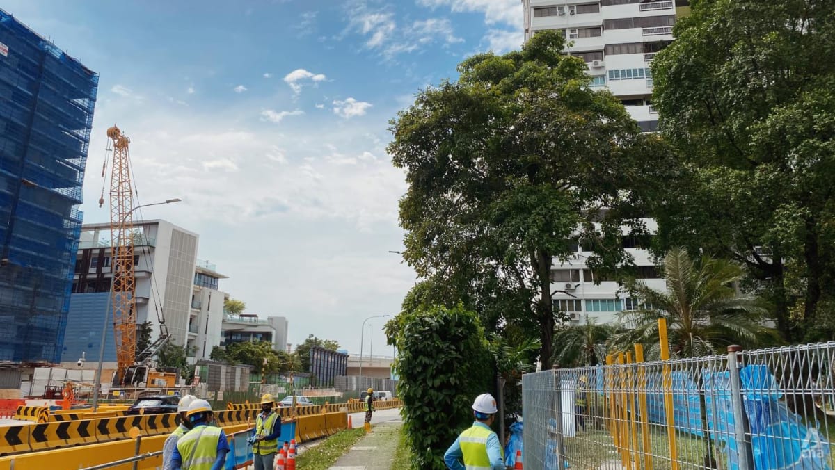 In Braddell, building is inflicting this constructing to vibrate. Residents may need to endure it for a lot of extra years