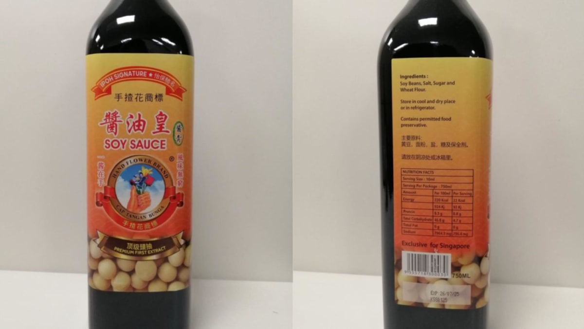 Hand Flower Model Soy Sauce from Malaysia recalled over presence of benzoic acid: SFA