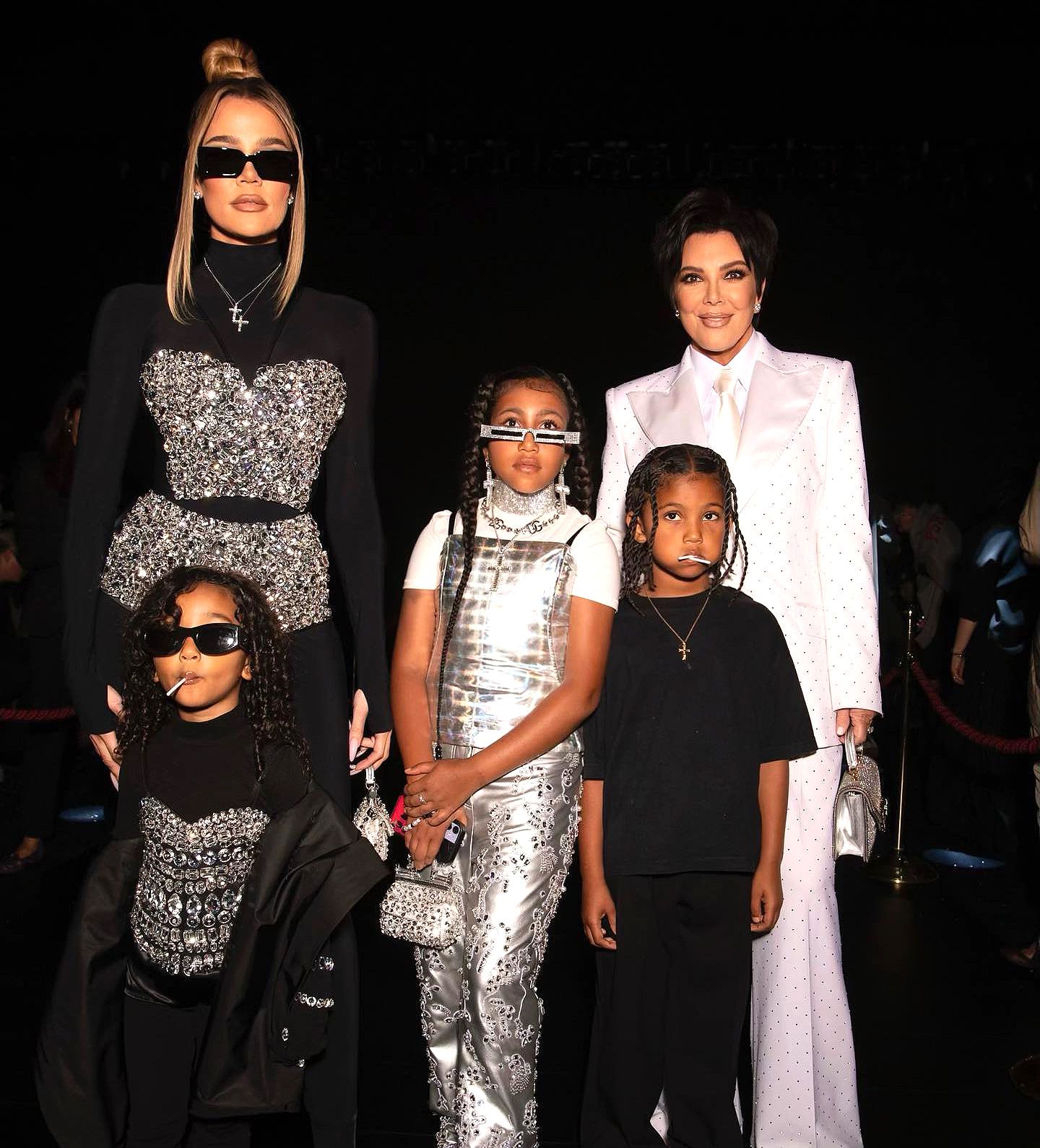 Kim Kardashian’s Youngsters All Glammed Up at Dolce & Gabbana Present: Images