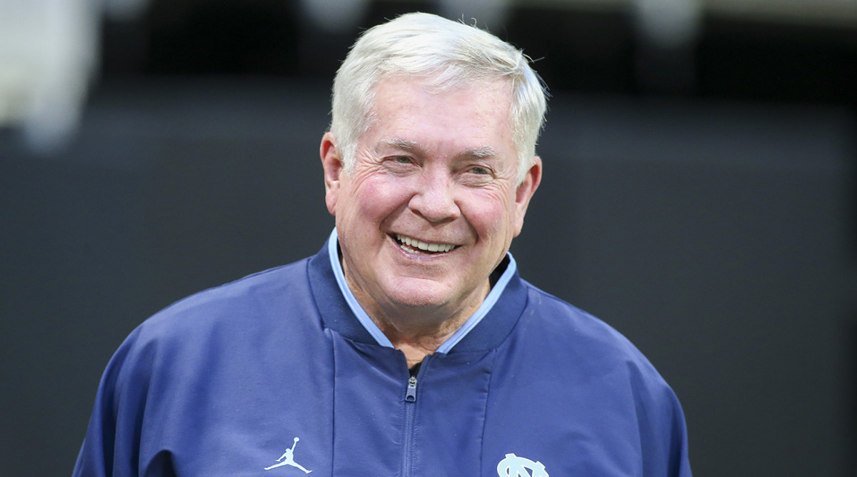 Mack Brown Dances in Locker Room After UNC Win (Video)