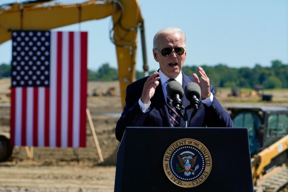 Politics in Air as Biden Visits Future Intel Plant in Ohio