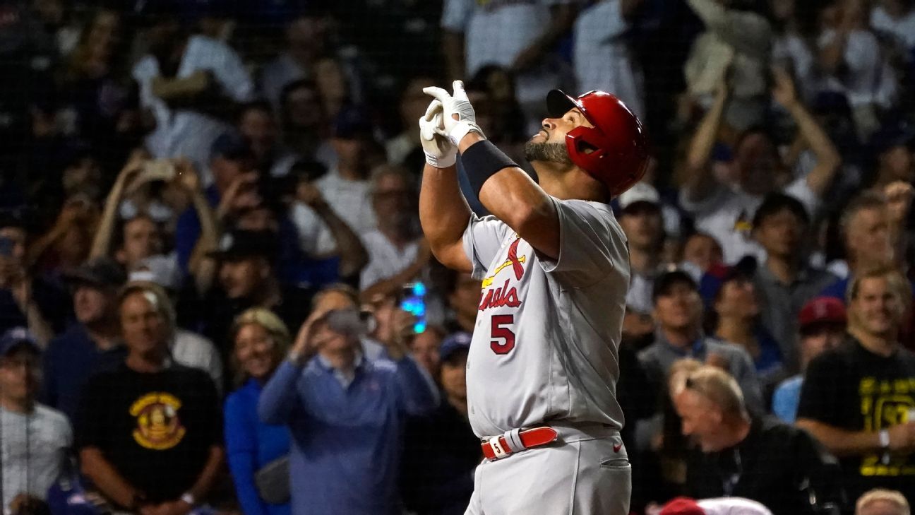 This is how shut Albert Pujols is to 700 residence runs