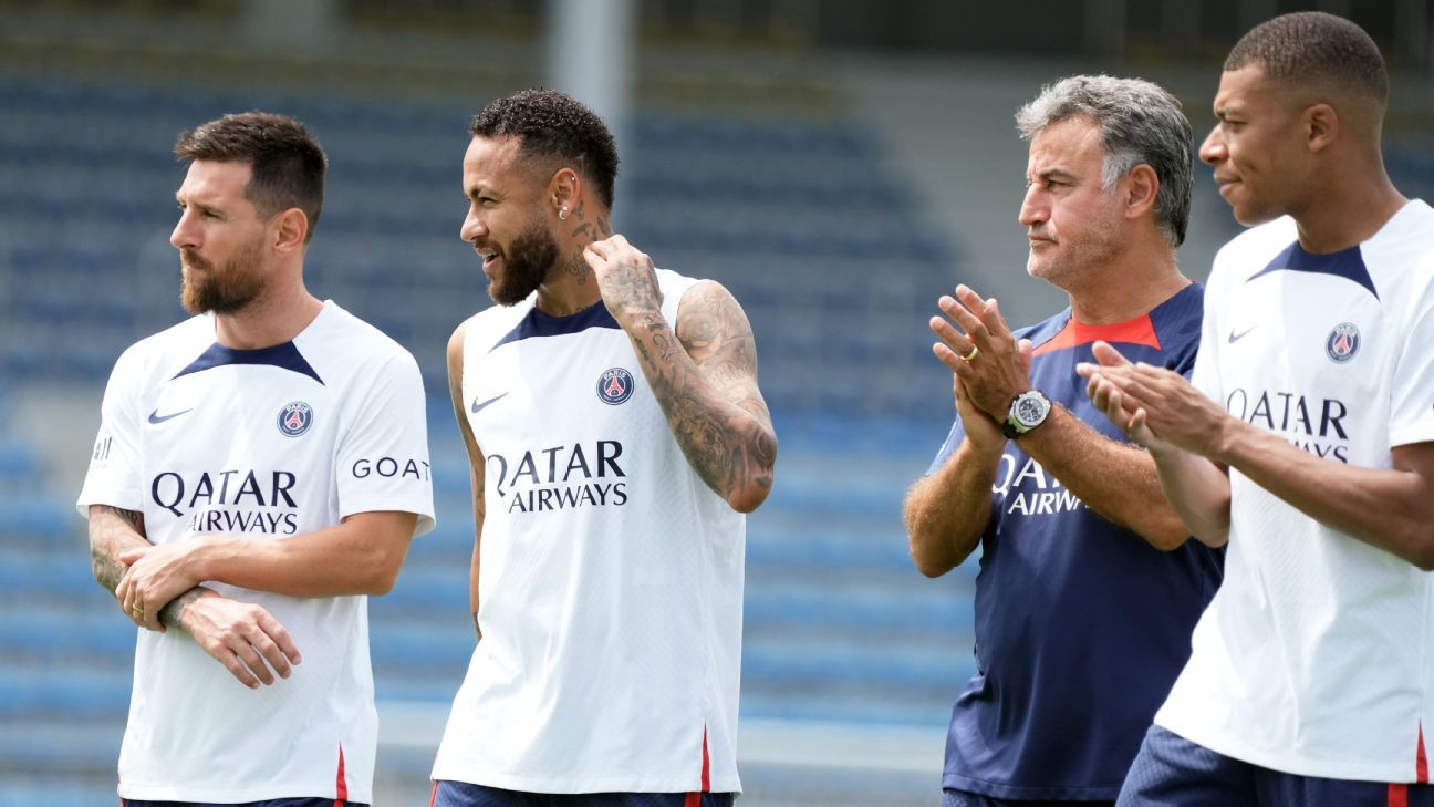 PSG’s Messi, Neymar, Mbappe warned to simply accept bench function by coach Christophe Galtier