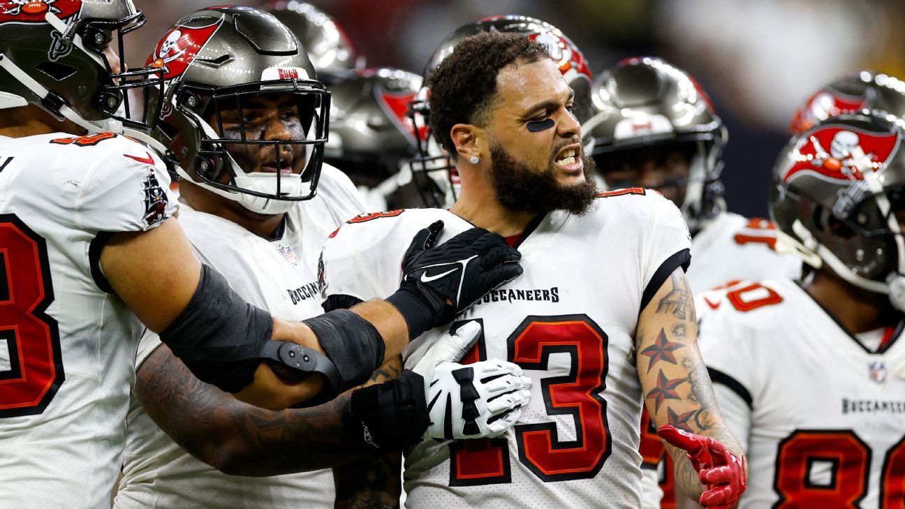 NFL suspends Tampa Bay Buccaneers’ Mike Evans for one sport for altercation with New Orleans Saints’ Marshon Lattimore