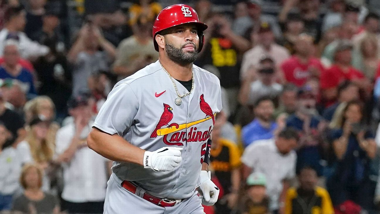 St. Louis Cardinals’ Albert Pujols joins 700 membership with two-home run day