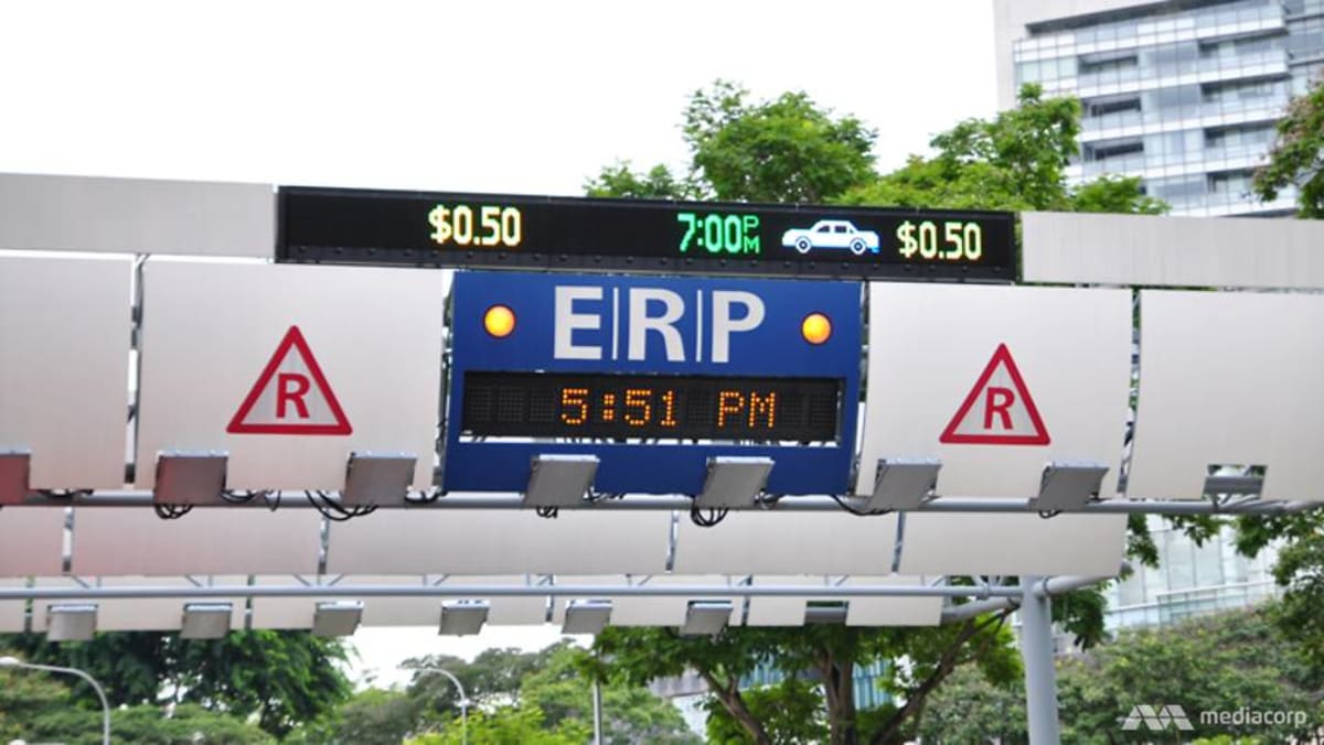 ERP rates to go up by S at several expressway locations to ease congestion