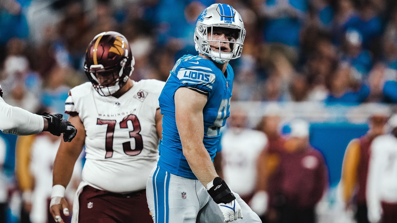 What modified for Detroit Lions rookie DL Aidan Hutchinson between Video games 1 and a pair of