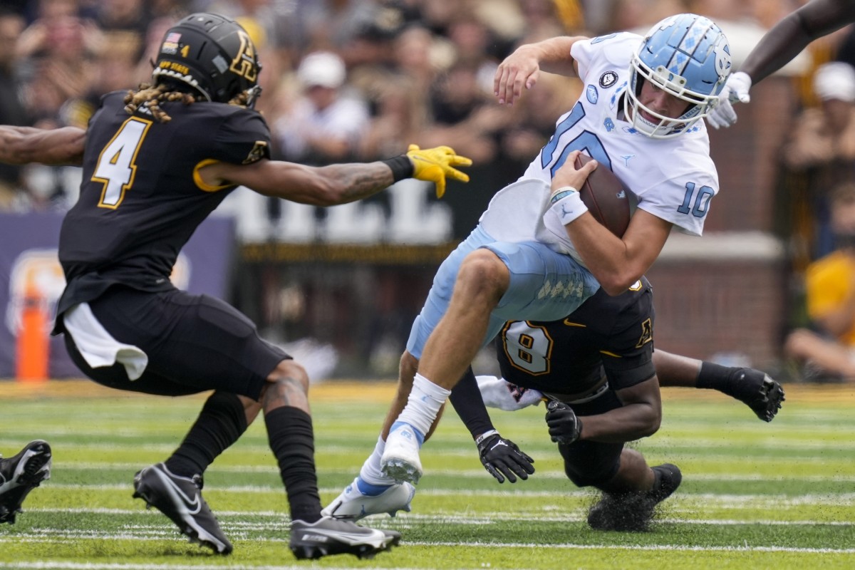 UNC’s Mack Brown, Drake Maye React to Win Over App State