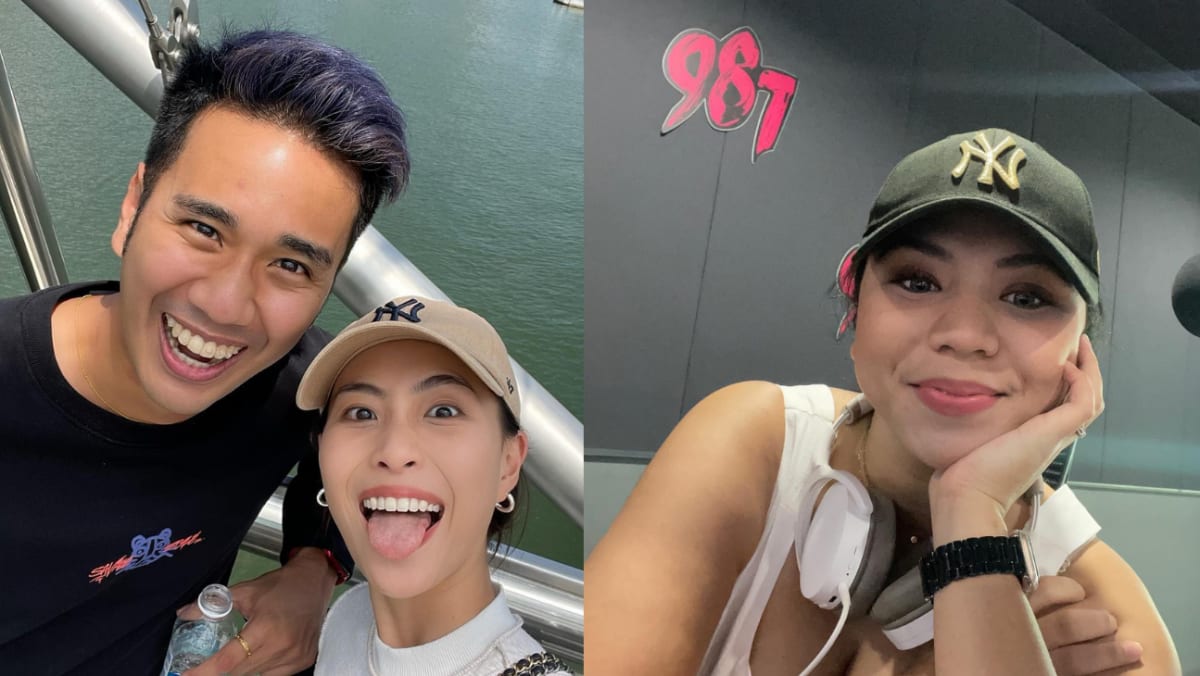 Mediacorp radio DJs broadcast ‘stay’ from Orchard Highway as a part of F1 celebrations