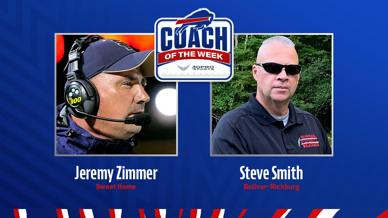 Jeremy Zimmer & Steve Smith earn Payments-ADPRO Sports activities highschool coach of the week honors