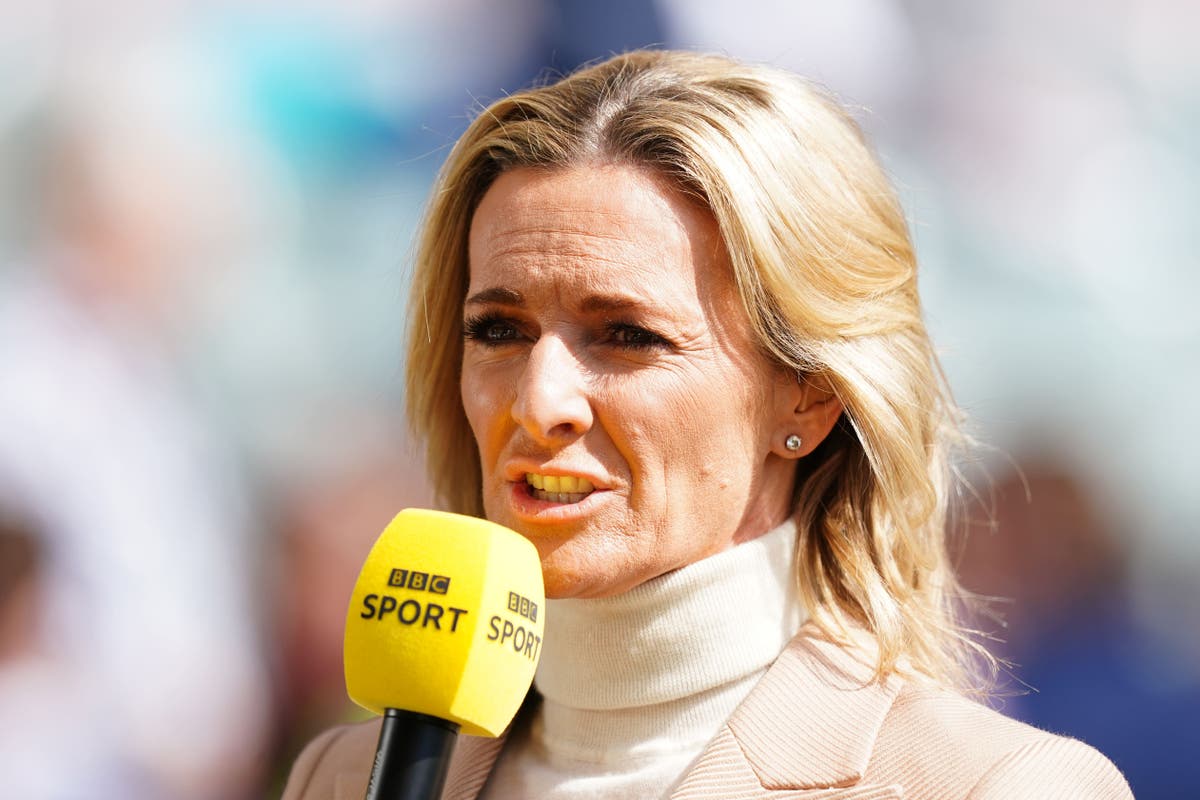 Gabby Logan remembers how becoming a member of TV world led to ‘self-destructive’ way of life