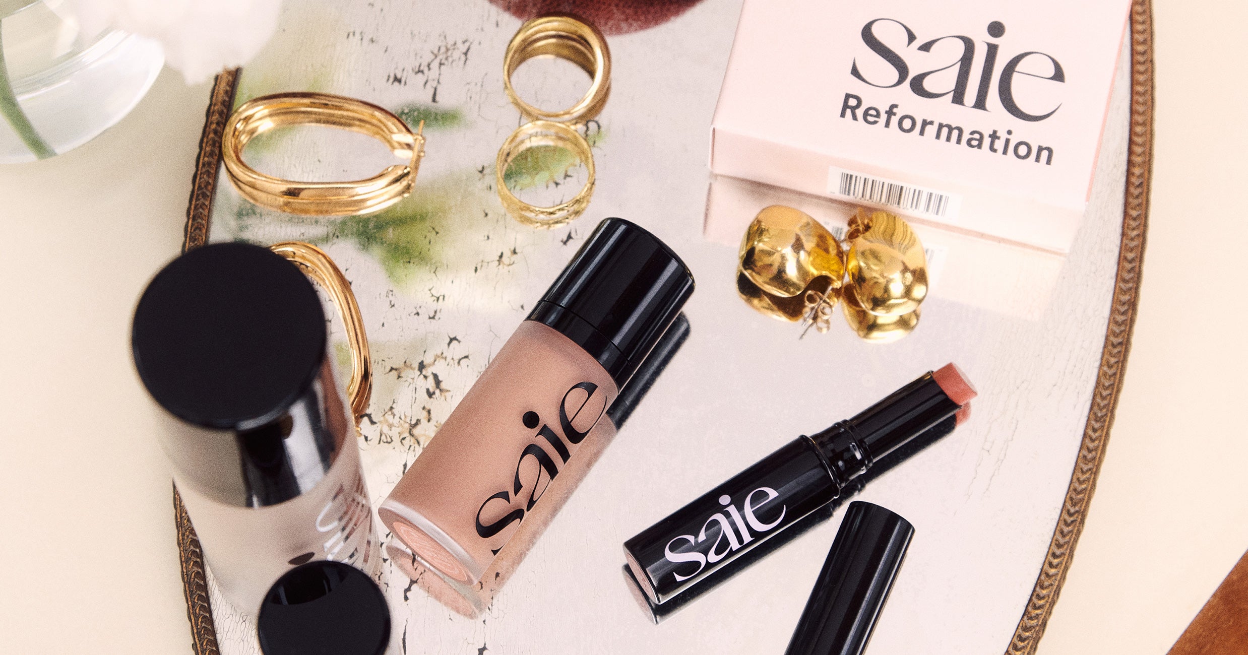 Reformation x Saie Magnificence Collaboration Make-up 2022