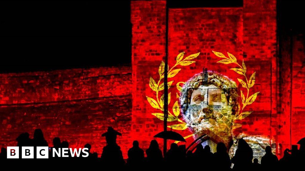 City of Lights festival brings Carlisle's Roman heritage to life – BBC