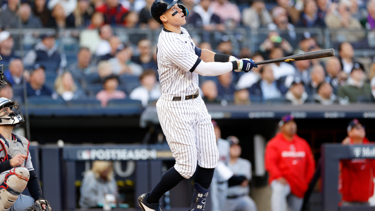 WATCH: Aaron Judge smashes home run in do-or-die ALDS Game 5 against Guardians