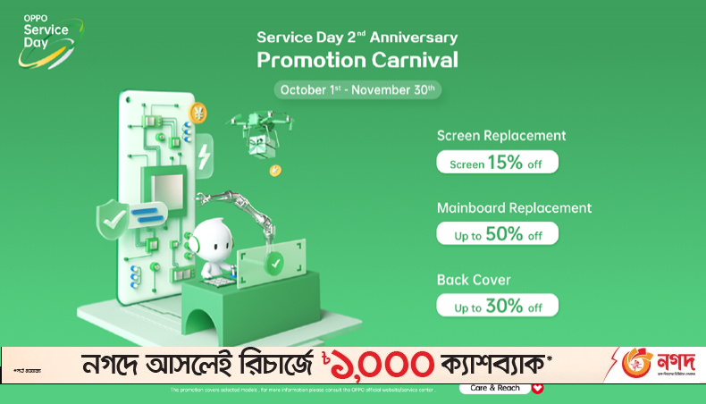 Oppo holds two-month carnival to have fun OPPO Service Day