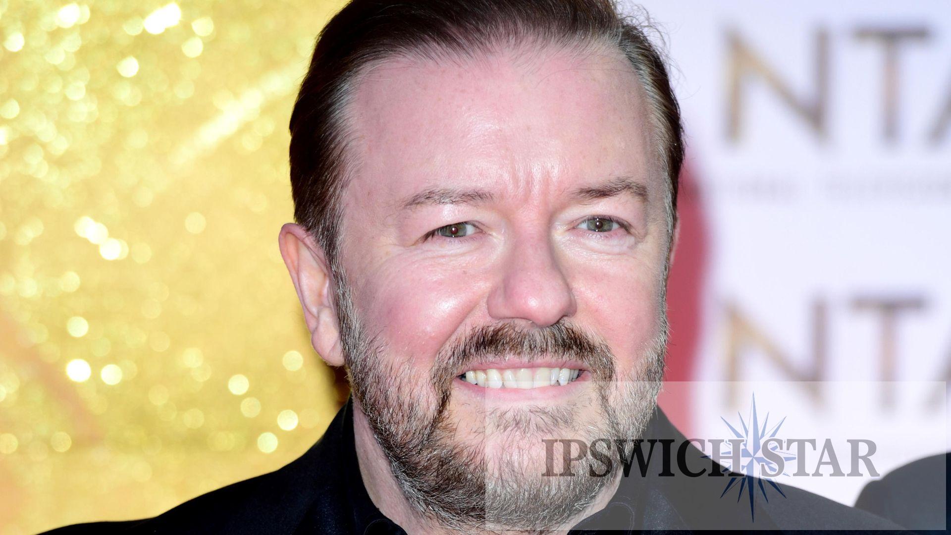 Ricky Gervais Armageddon comedy present coming to Ipswich