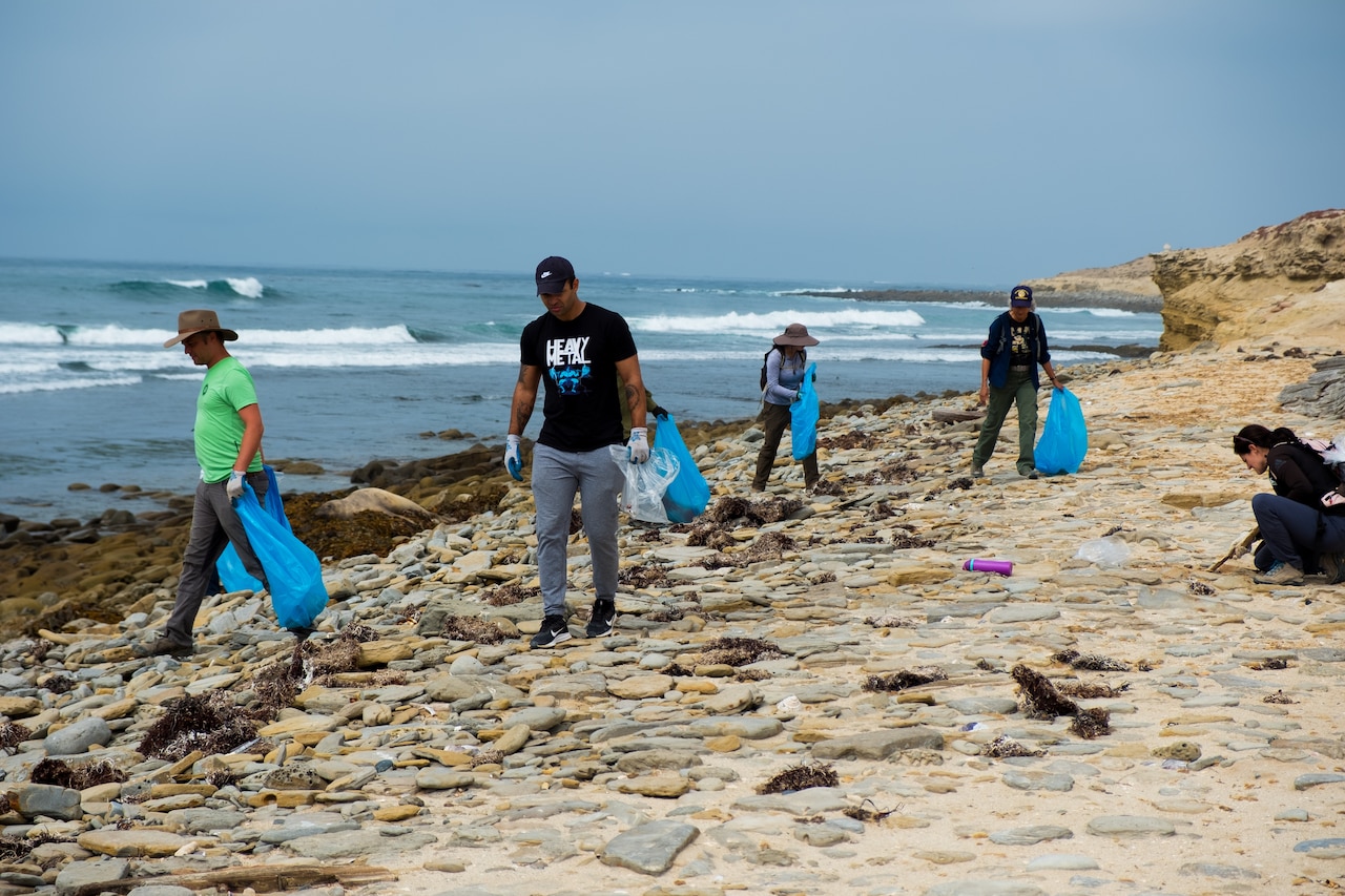 Coastal Cleanup Crew Restores Magnificence to Distant Seashores > U.S. Division of Protection > Story