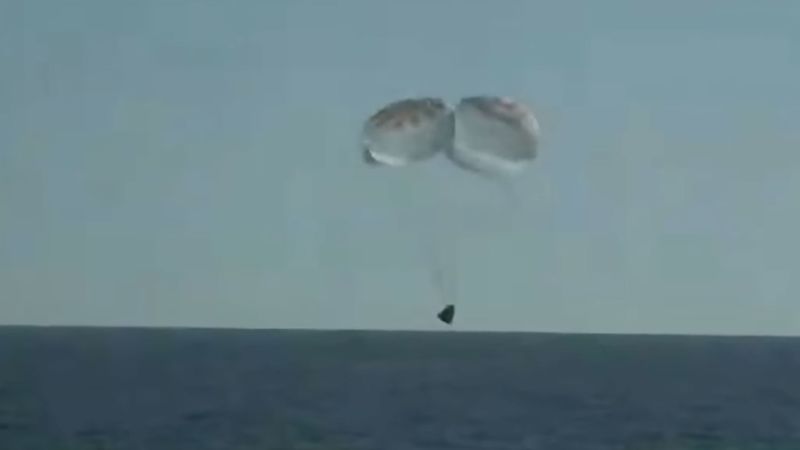 NASA, SpaceX mission: Astronauts return fromAstronauts returning dwelling from house station splash down off Florida coast Worldwide House Station