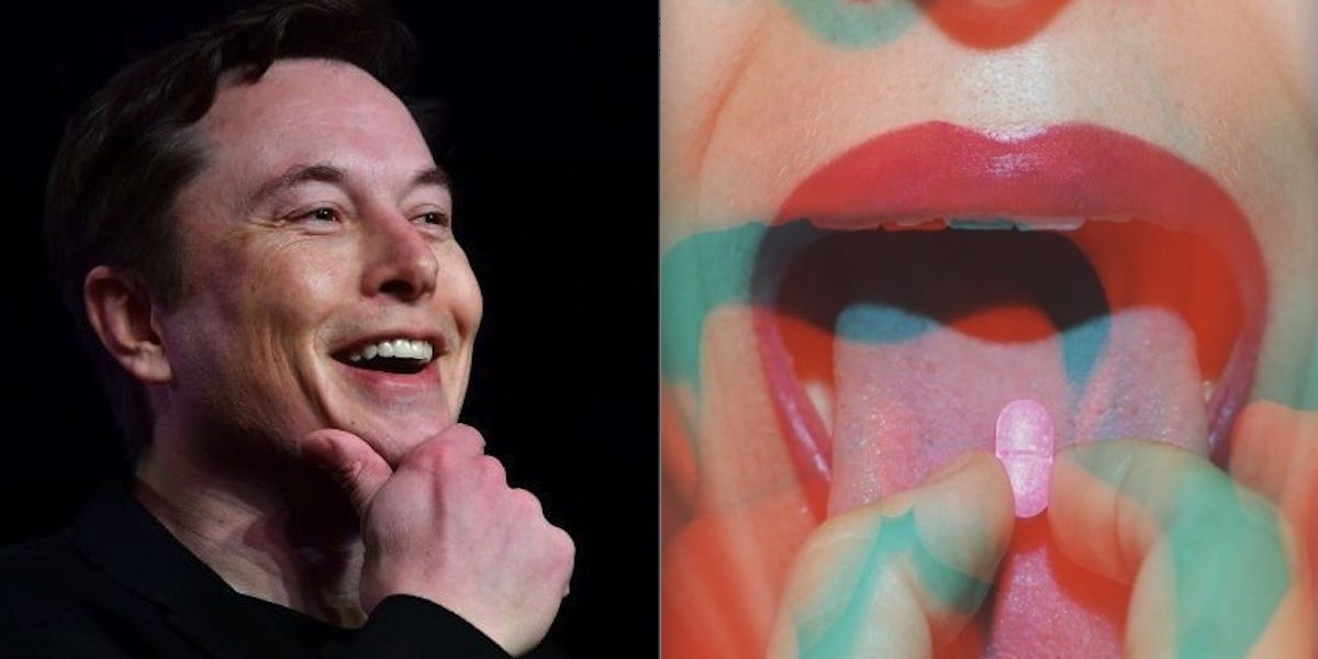 Musk Exhibits Associates Chart of Advantages of MDMA, Mushrooms: Report