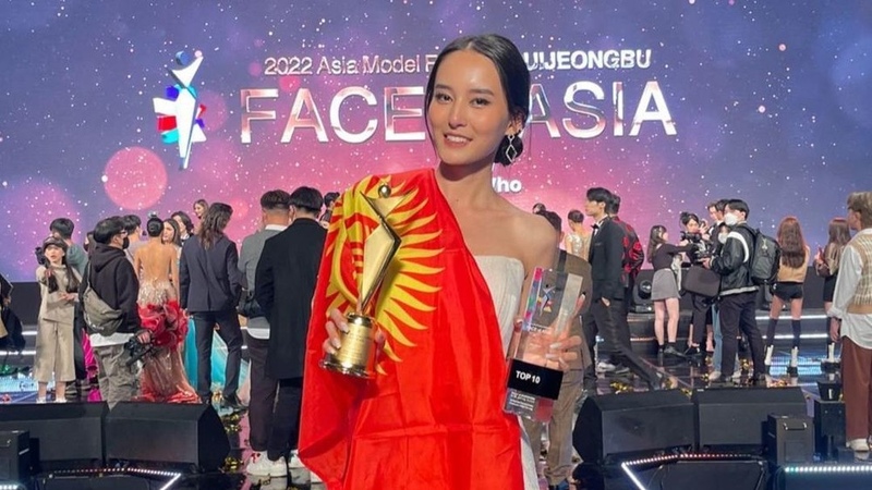 Mannequin from Kyrgyzstan Vanessa Tolkunbek kyzy wins worldwide magnificence contest Face of Asia 2022