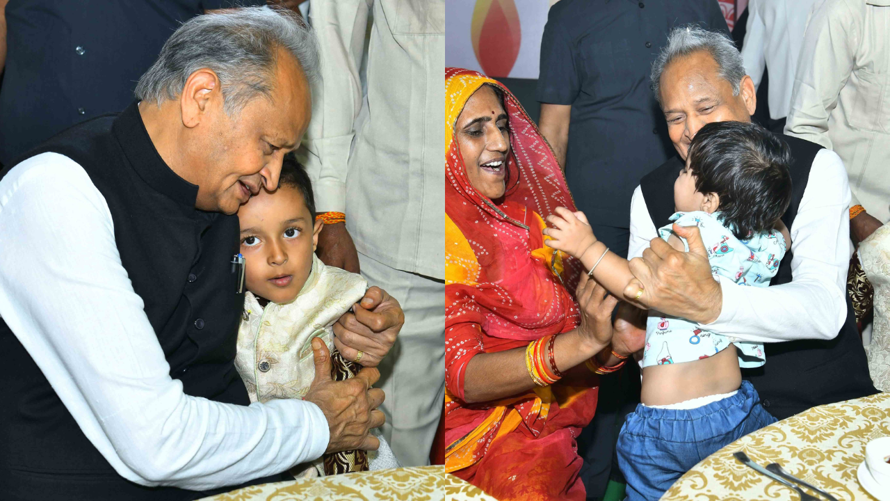 Ashok Gehlot hosts Diwali lunch for teenagers who misplaced their dad and mom to Covid, wins hearts