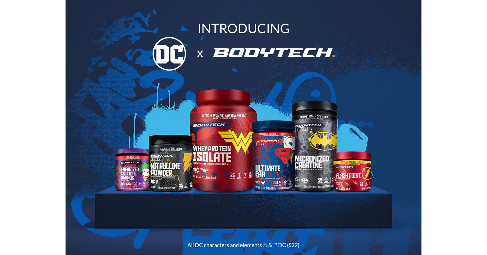 The Vitamin Shoppe’s BodyTech® Sports activities Diet Model and Warner Bros. Client Merchandise Launch Unique Taste Collaborations Impressed by Characters from the DC Universe together with Superman, Batman, Surprise Girl, Black Adam and Extra