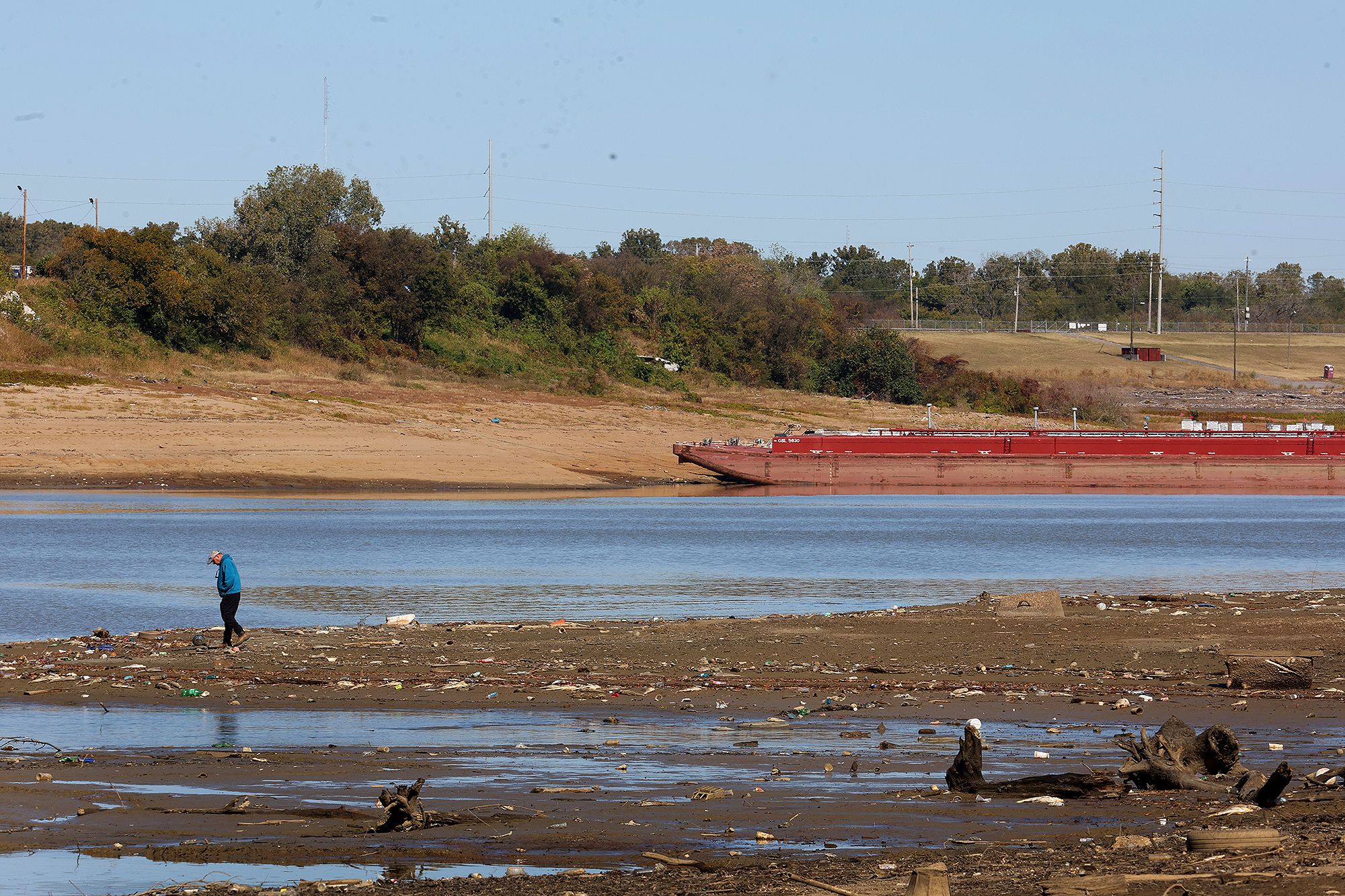 Human Stays, Shipwreck Uncovered as Mississippi River Ranges Drop