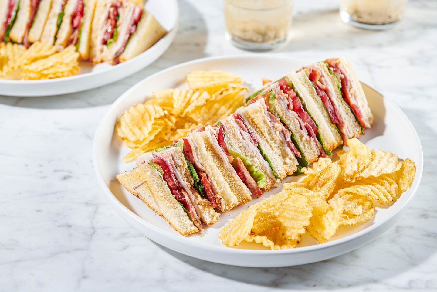 This club sandwich recipe delivers a traditional double-decker