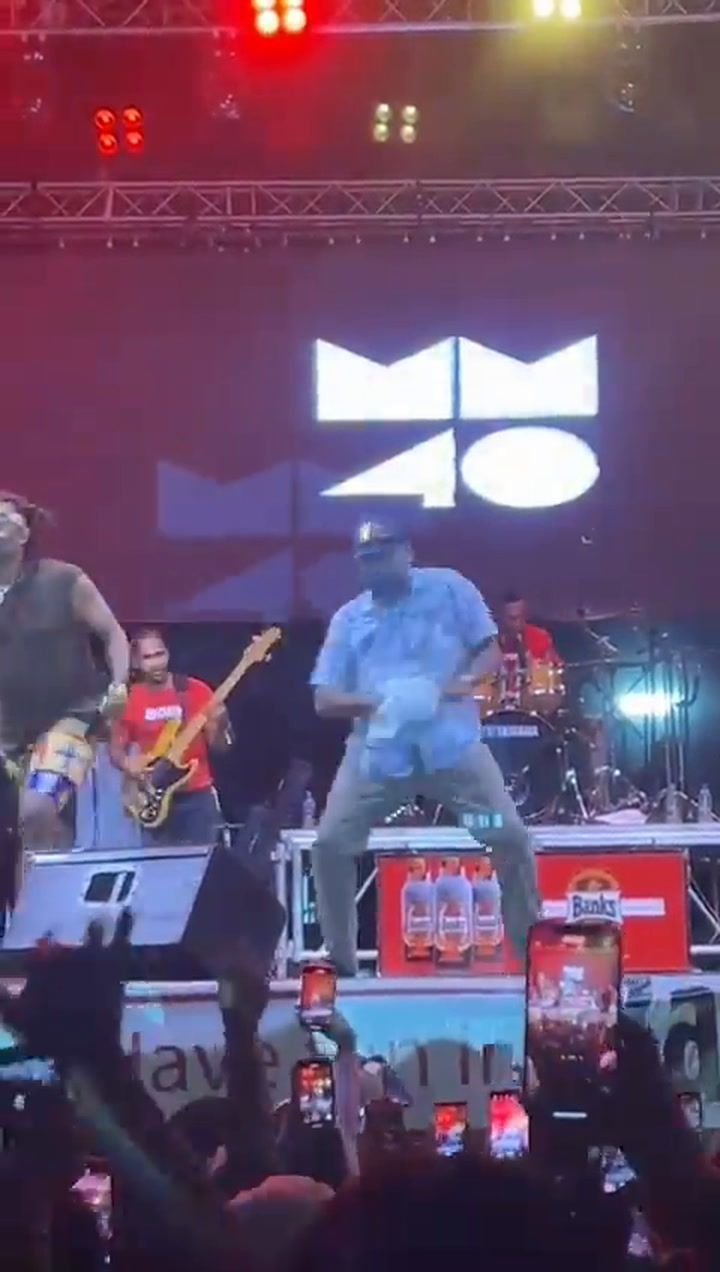 President of Guyana joins Machel on stage at Cricket Carnival live performance