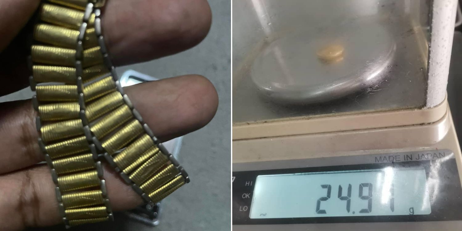 Man Finds Gold Price S.2K In S Watch Strap Purchased From M’sia Evening Market