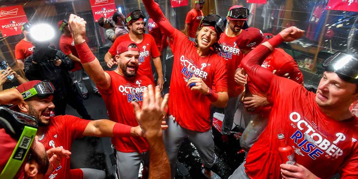 Bryce Harper, Rhys Hoskins and Phillies react to creating playoffs