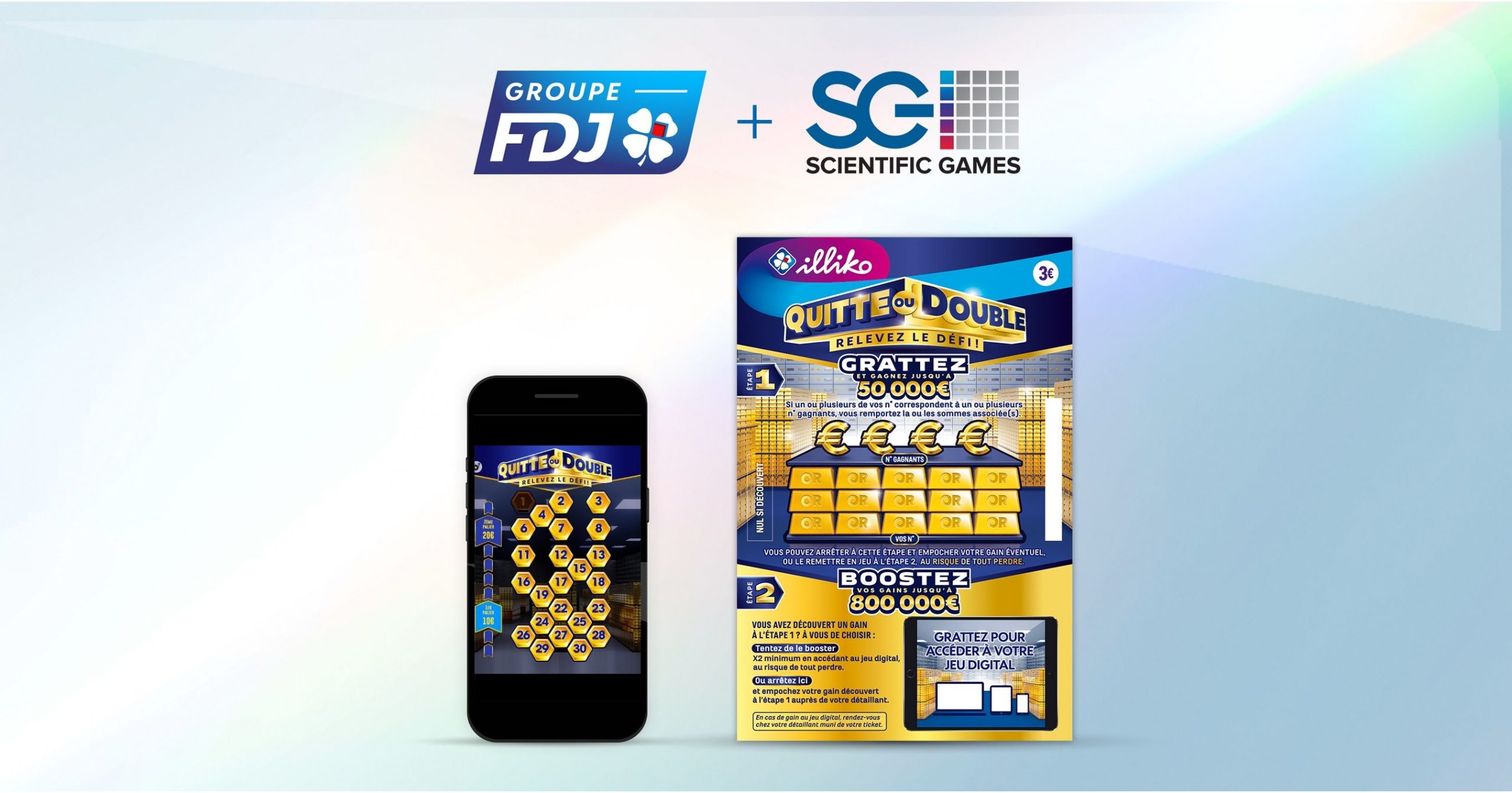 SCIENTIFIC GAMES AND GROUPE FDJ DEBUT LOTTERY GAMES OF THE FUTURE