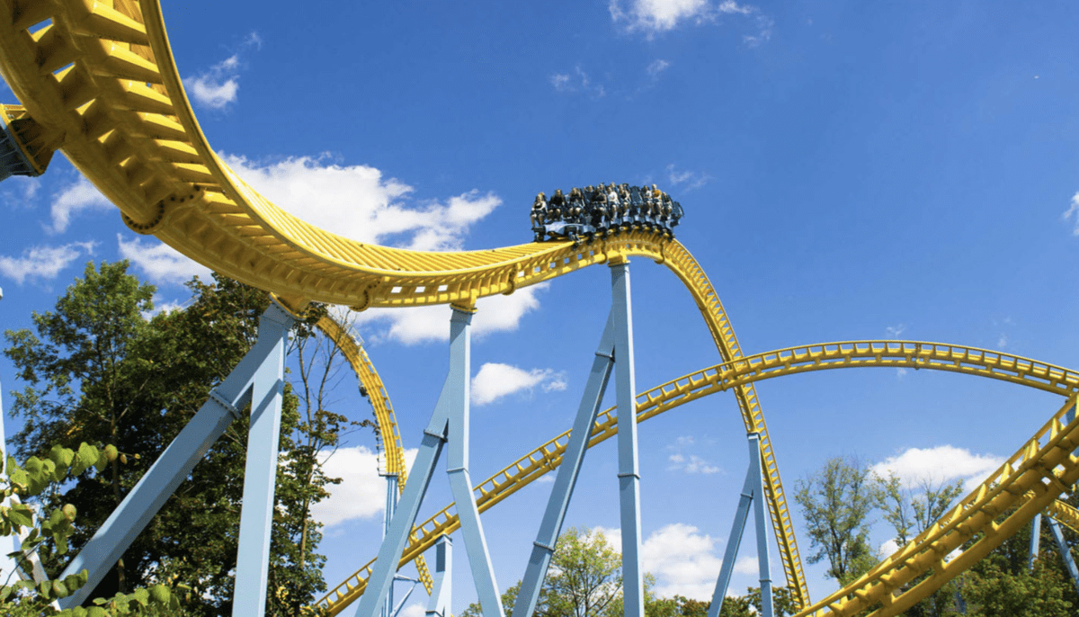 Theme Park Visitor Climbs Onto Restricted Platform, Dangerously Approaches Curler Coaster Tracks