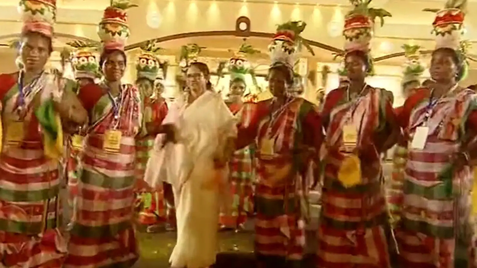 Watch: Mamata Banerjee joins people dancers in Kolkata throughout Durga Puja carnival | Kolkata