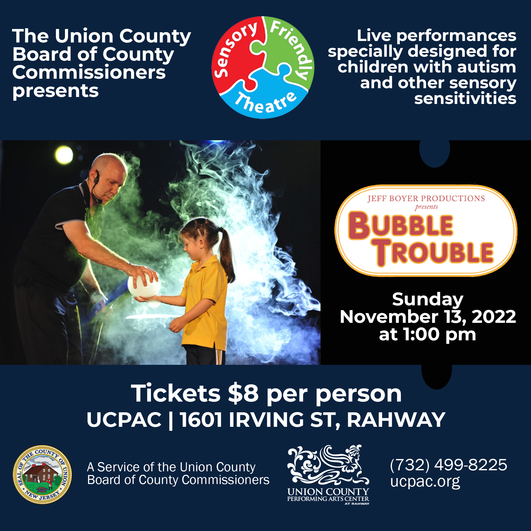 From Bubbles to Ballet, Enjoy Sensory Friendly Fun in Union County – County of Union