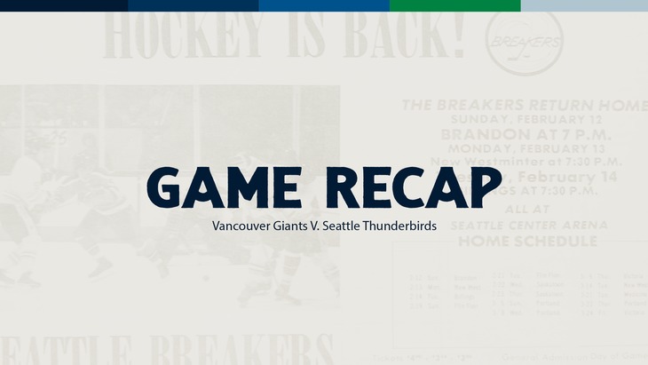 T-Birds Elevate Banner; Win residence Opener – Seattle Thunderbirds