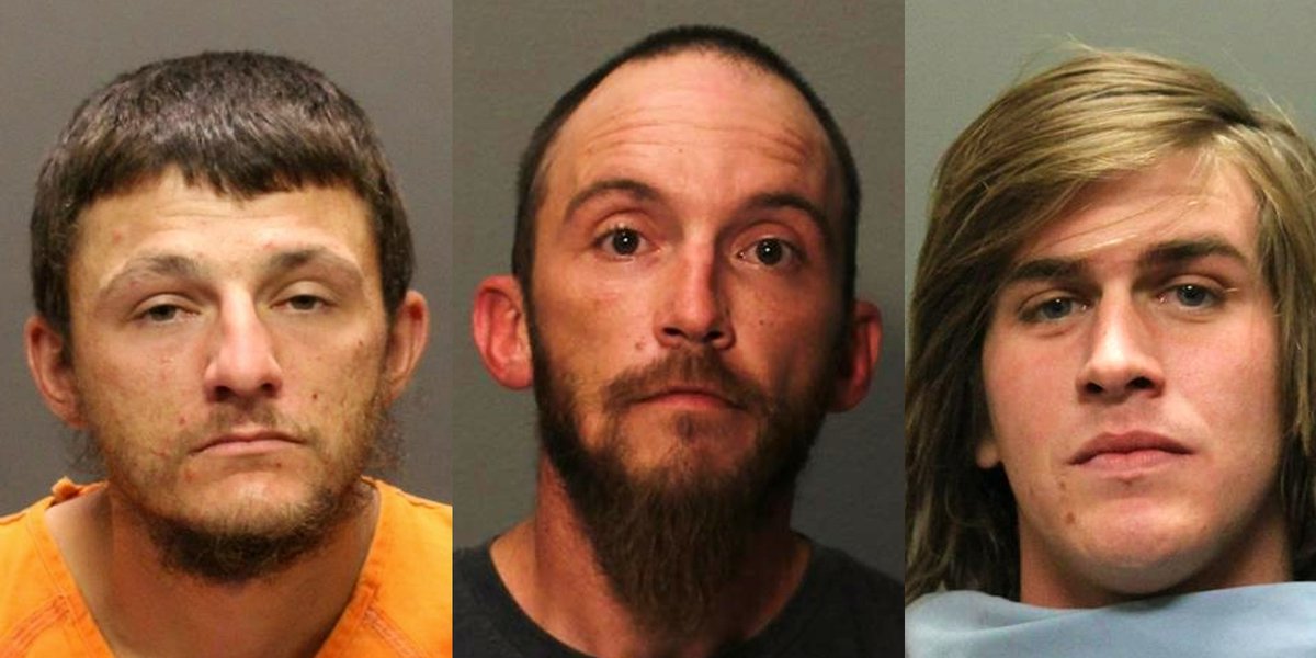 Three arrested, one needed in reference to residence invasion, theft