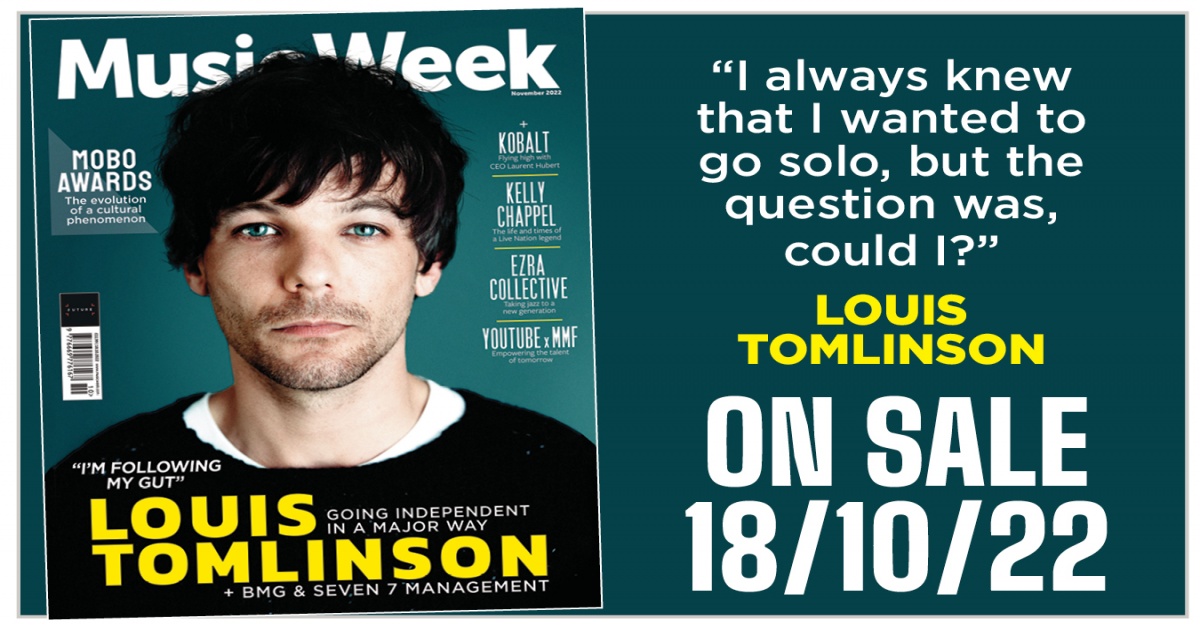 Louis Tomlinson covers the November subject of Music Week | Media