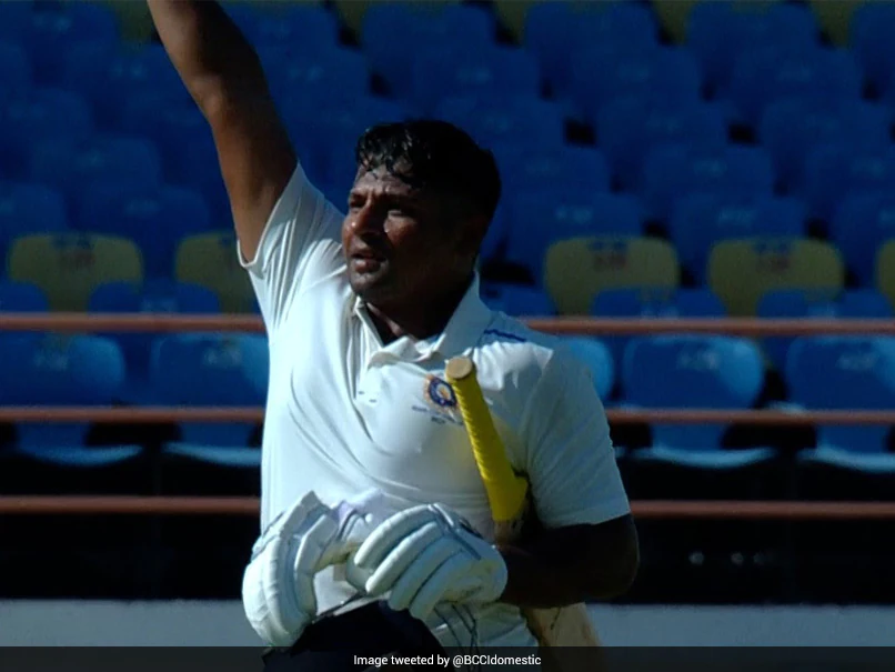 Sarfaraz Khan’s ‘Sidhu Moose Wala’ Model Celebration After Scoring Ton In Irani Cup. Watch