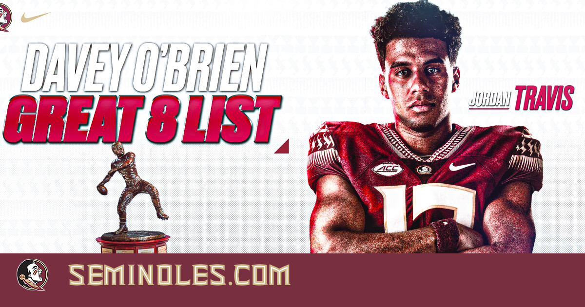 Jordan Travis Earns Weekly Honors From Davey O’Brien, Manning Awards