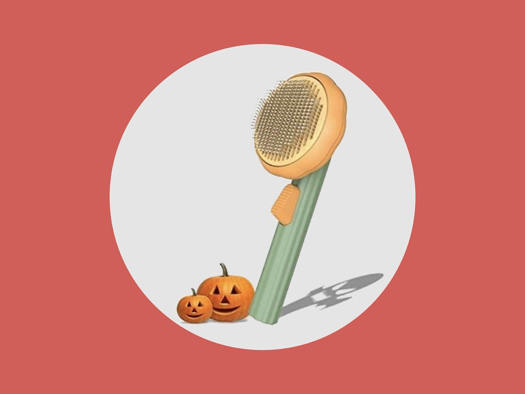 This TikTok-Viral Pumpkin-Formed Pet Brush Painlessly Grooms for  – SheKnows