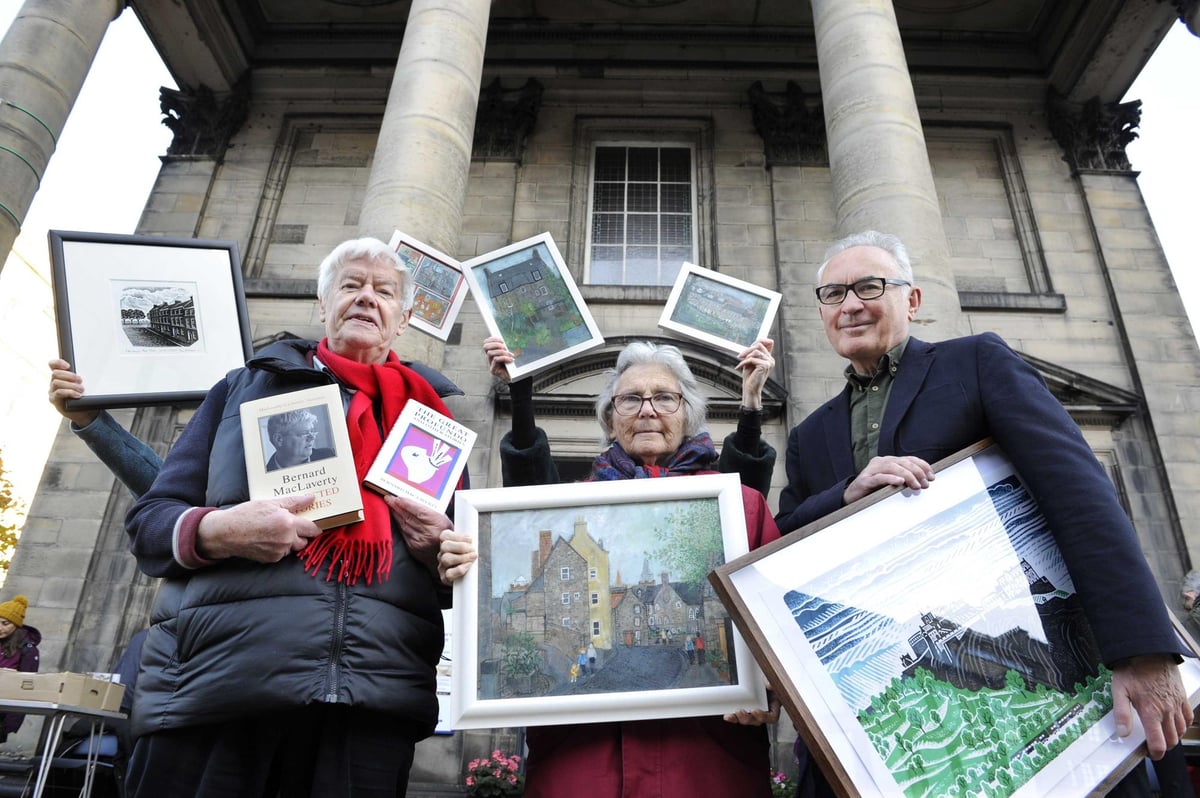 Edinburgh Christian Assist sale: A whole bunch of artworks and hundreds of books on sale for charity