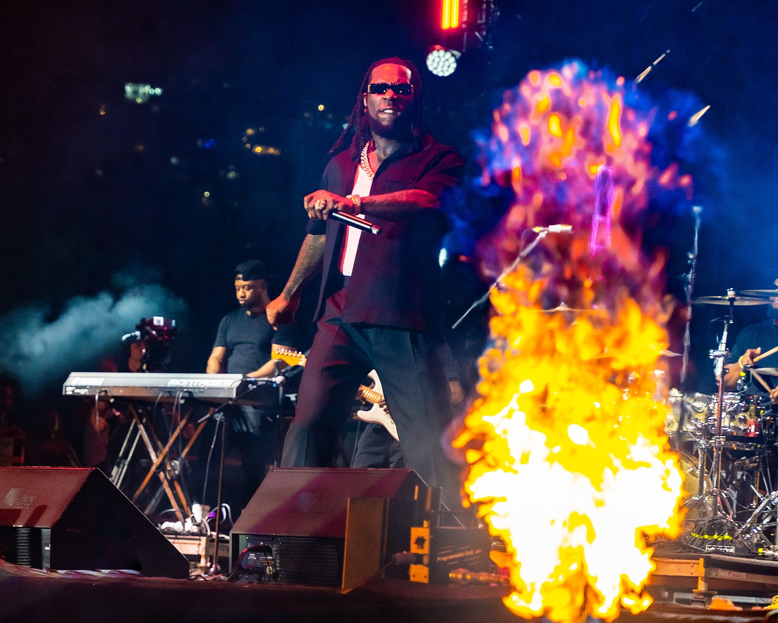 Burna Boy and Machel Montano Celebrated Miami Carnival at Tipsy Music Competition