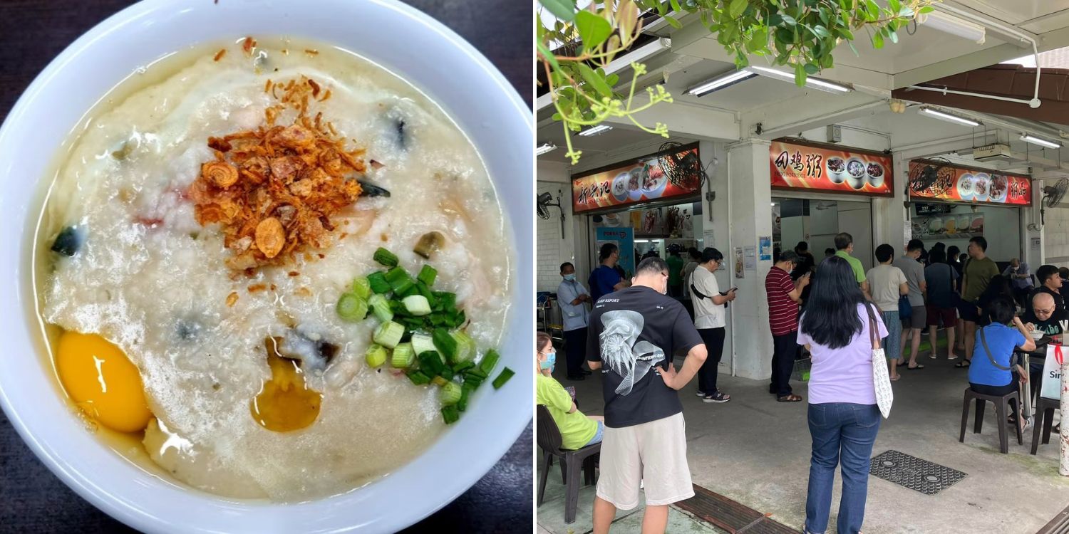 Lengthy Traces Kind At Hougang’s Sin Heng Kee Porridge, Proprietor Tries Her Finest To Management Crowd