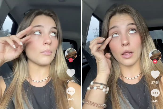 TikToker accidentally tears off eyelashes attempting beauty trick