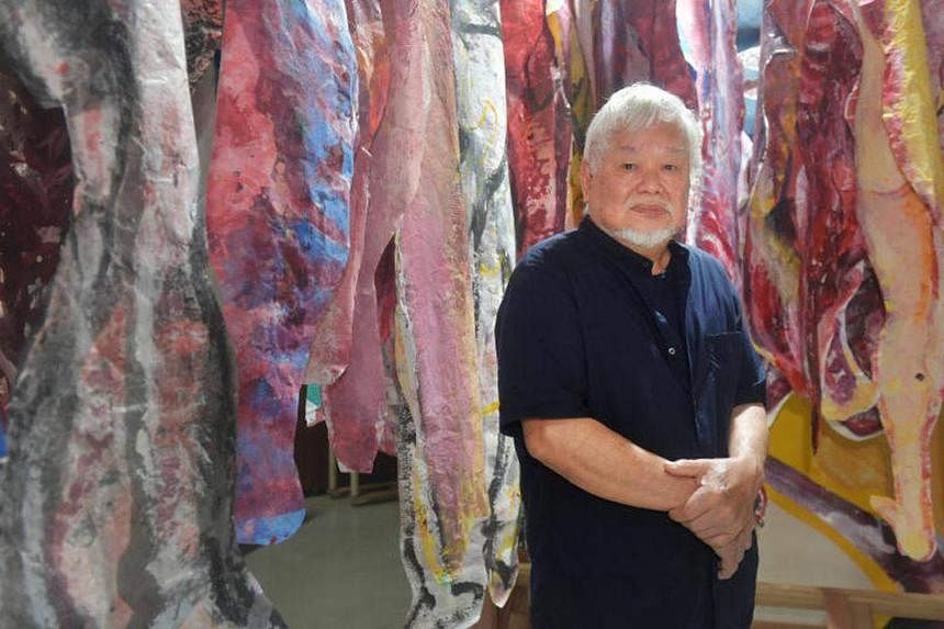 Artist Wong Keen says there is beauty in the horror of his new installation