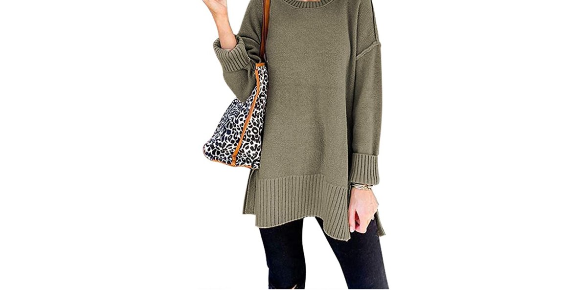 Pair This Pullover Sweater With Your Favourite Leggings All Fall