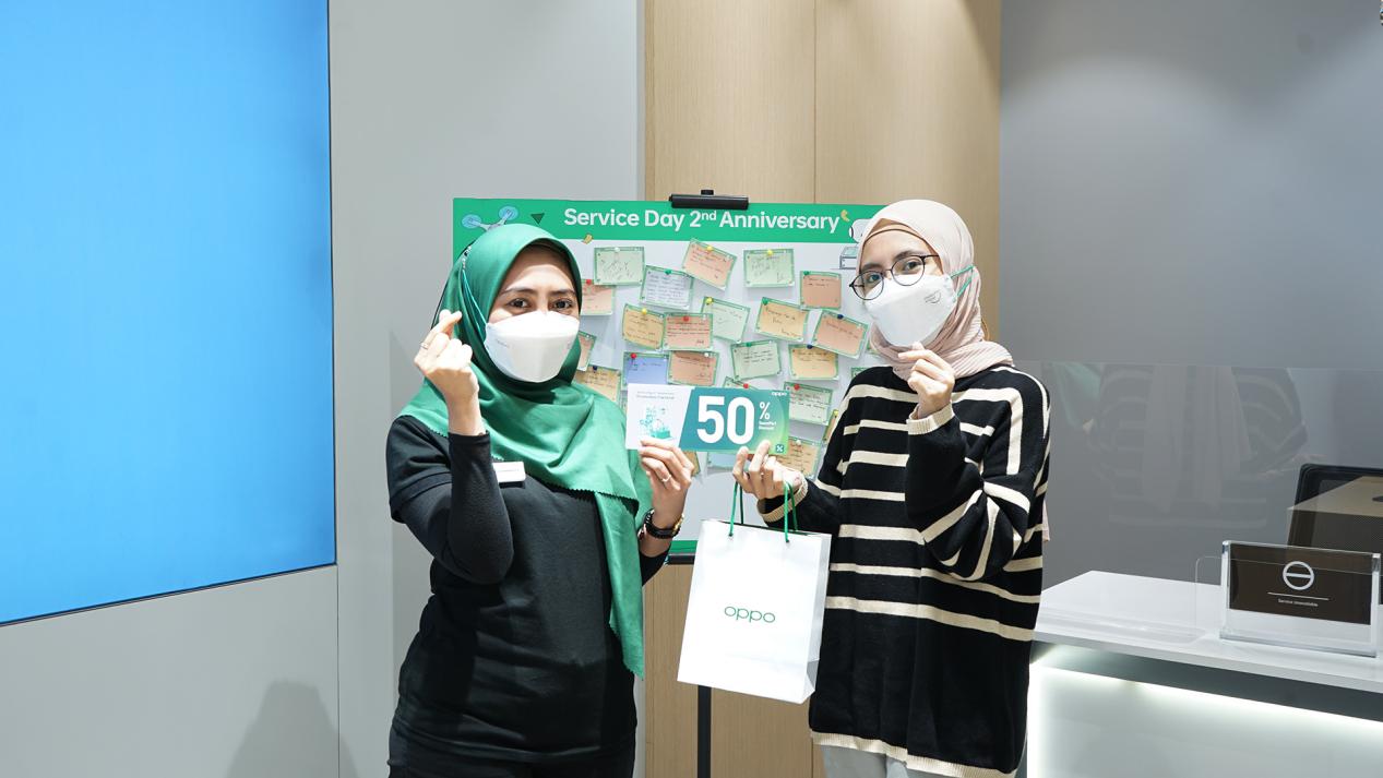 OPPO held a 2-month carnival to have fun the 2nd anniversary of OPPO Service Day