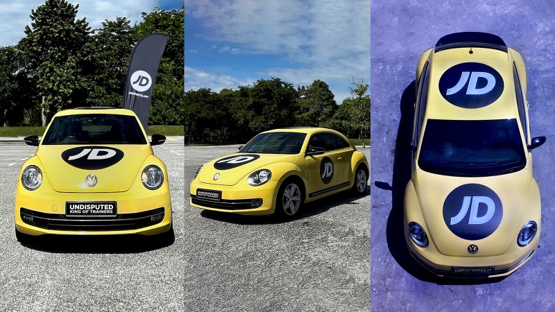 JD Sports activities turns Gen Z heads with yellow beetle in KL and Petaling Jaya