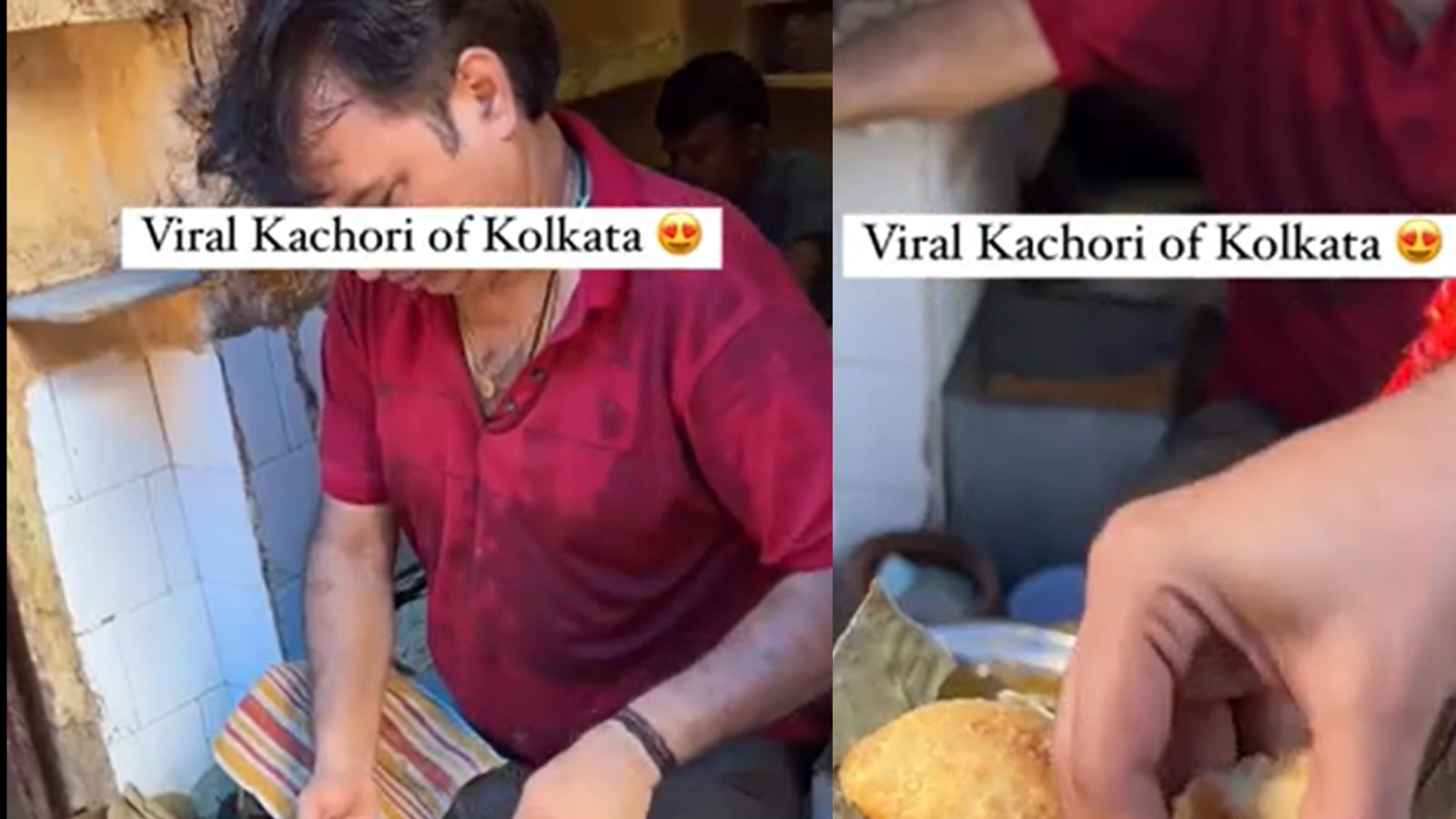 Kolkata Vendor Serves Chhangani Kachori in a Distinctive Model And It is Arduous to Resist